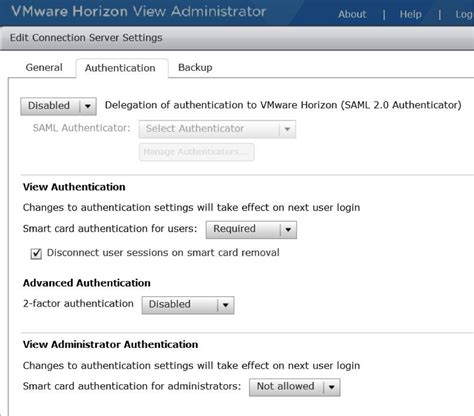 horizon view smart card or certificate authentication is required|Verify Your Smart Card Authentication Configuration in Horizon .